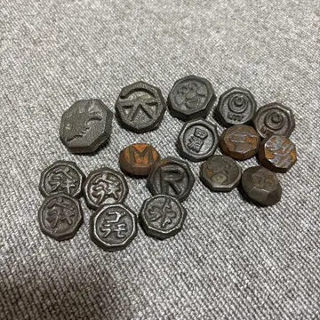 팽이 주물 금속제 육각형 팽이 귀중 레어 쇼와 레트로 일본제