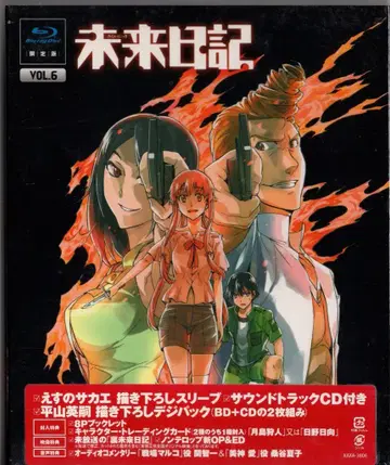 애니메이션 Blu-ray 한정판) 미래일기 6 미개봉 하자 있음