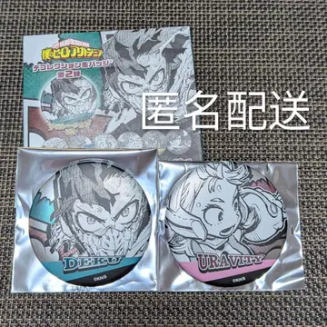 나의 히어로 아카데미아 데이 컬렉션 캔뱃지 미도리야 우라라카 점프샵