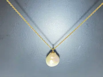 진주 드롭형 펜던트 목걸이