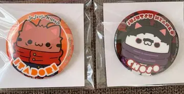 메가캣 주술회전 주술냥코 캔뱃지 컬렉션 이타도리 유우지 & 쵸소우