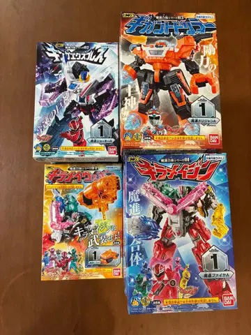 마진전대 키라메이거 미니프라 마진 합체 시리즈 01 02 03 04