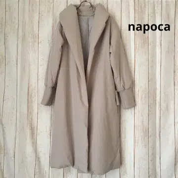 [ 미사용 ] napoca 베이지 롱 코트