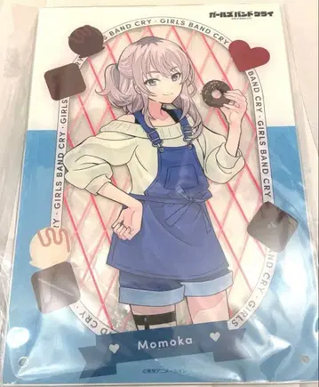 걸즈밴드크라이 카와라기 모모카 생각의 색채 손 아크릴 플레이트