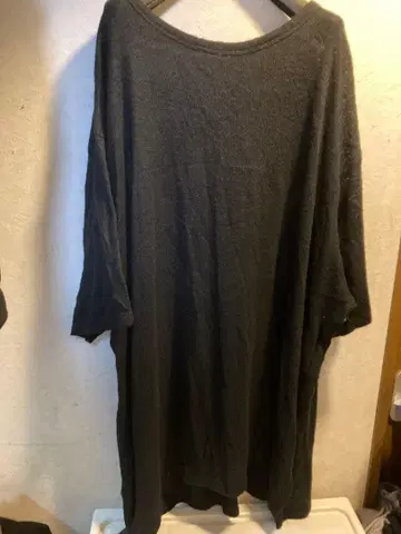 GroundY 반팔 블랙 니트