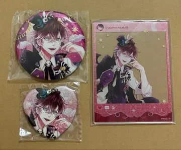 디어라바 아야토 캔뱃지 레어 아크릴 포토 카드 Luna Lapin