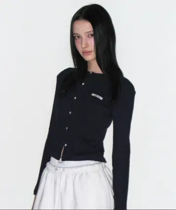 [ 새상품 ] CRANK KNIT STUD BUTTON CARDIGAN