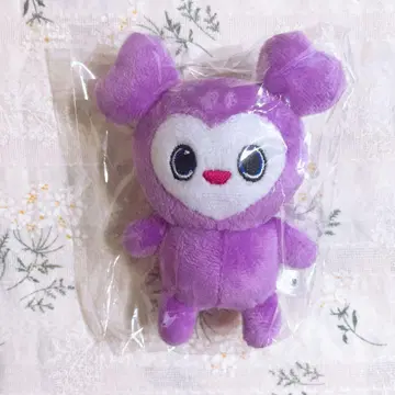 새상품 TWICE 러블리 봉제 인형 백참 PURPLE 노멀