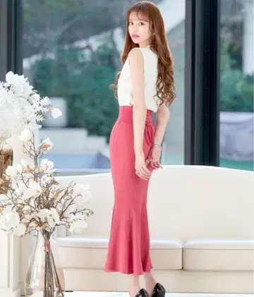 EmiriaWiz 머메이드 스커트 핑크 S 사이즈 새상품급