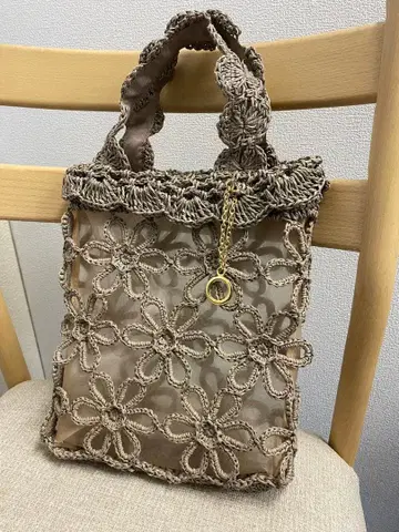 [새상품급] FEILER 페이퍼플라워 백