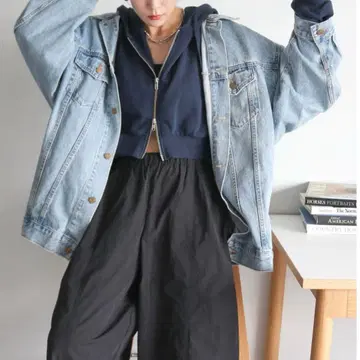 [ 새상품 미사용 ] Ungrid 빅 실루엣 데님 자켓