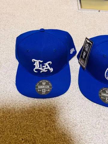 LA 로고 야구 모자 파랑 치카노