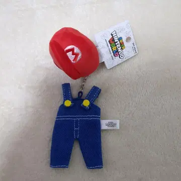 마리오 키링 빨간 모자와 오버롤 키링