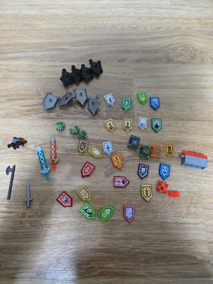 레고 넥소나이츠 방패 무기 부품 모음