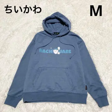 치이카와 (먼작귀) 후드티 하치와레 M 블루 후디 긴팔