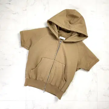 더 뉴 하우스 반팔 후드 맨투맨 후디 모카 브라운 XS*MD804