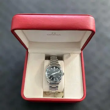 OMEGA 자동 와인딩 손목시계 블랙 씨마스터