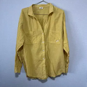 HIKOSEN CARA 고양이 자수 코튼 100 셔츠