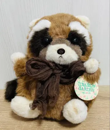 쇼와 레트로 나카지마 너구리 Heart &Heart 봉제 인형 당시 물품