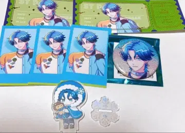 브레마이 신메이 아리 아크릴 스탠드 캔뱃지 사진풍 카드 특전