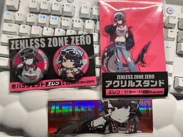 젠제로 훼미리마트 엘렌 아크릴 스탠드 캔뱃지