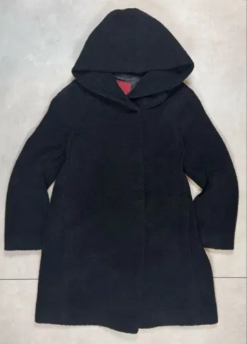 AMACA 이탈리아 원단 PONTE TORTO 후디드 코트 M