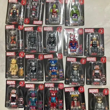 마블 스튜디오 BE@RBRICK 베어브릭상 19점 묶음 판매