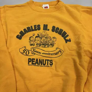 50주년 기념 맨투맨 vintage SNOOPY peanuts