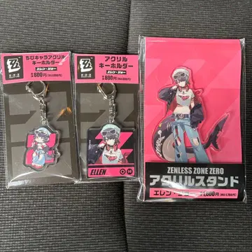 훼미리마트 아크릴 스탠드 젠레스 존 제로 엘렌 세트