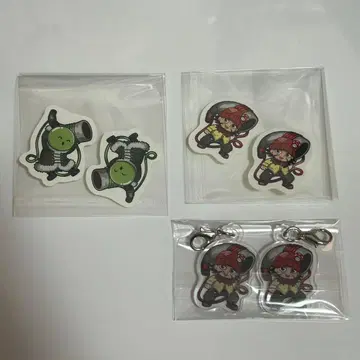 마지메니 야바시티 톤톤 좀 6연 아크릴 참 플레이크 씰