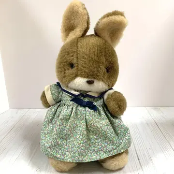 쇼와 레트로 산애로우 토끼 봉제 인형 당시 물품