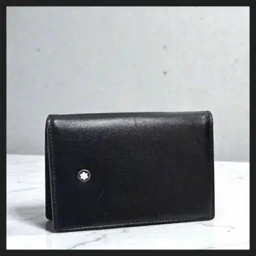 MONTBLANC 몽블랑 카드 케이스 남성용 블랙