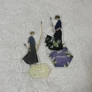 츠루네 후지와라 슈 아크릴 스탠드 (2개 세트)