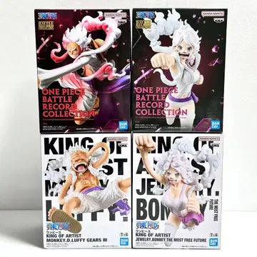 원피스 피규어 루피 보니 4체 세트