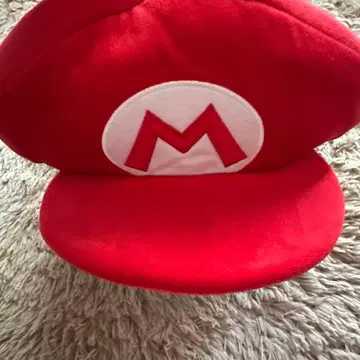 마리오 캐릭터 모자 빨간색