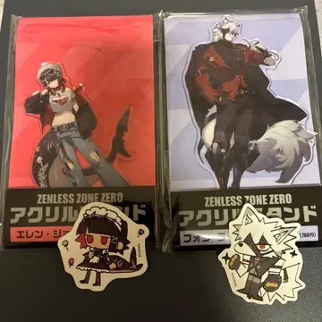 젠레스 존 제로 아크릴 스탠드 젠제로 훼미리마트 엘렌 라이카 스티커