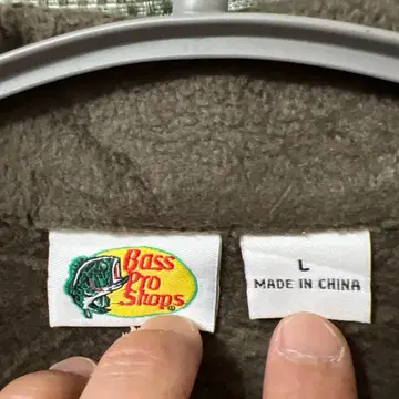 배스프로샵 BASS PRO SHOPS 플리스 L 드로코드 그린