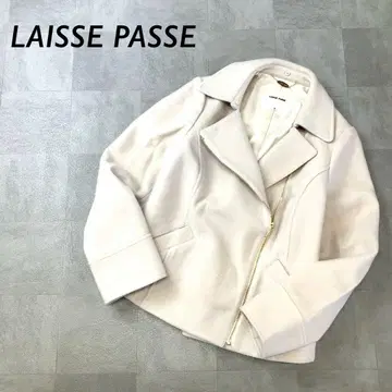 LAISSE PASSE 울 디자인 자켓 라이트핑크