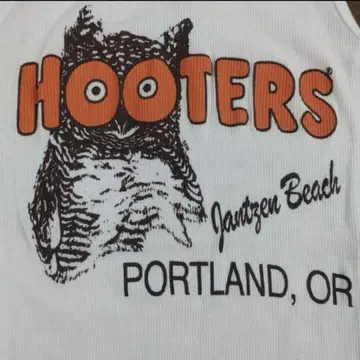 HOOTERS 후터즈 한정판 탱크탑 S Tultex제