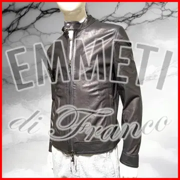 [ 엠메티 ] 새상품급 JURI 초기 가죽 자켓 라무 48 이탈리아제
