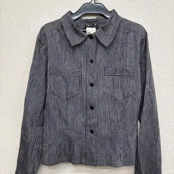 agnes b. 스트라이프 패턴 셔츠&스커트 셋업 프랑스제