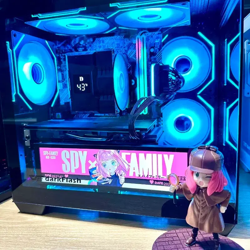 RTX 5060 새 그래픽카드 장착! 블랙 감성 게이밍 데스크탑 PC