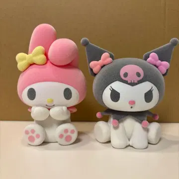 마이멜로디 쿠로미 Fluffy Puffy 2개 세트 Sanrio
