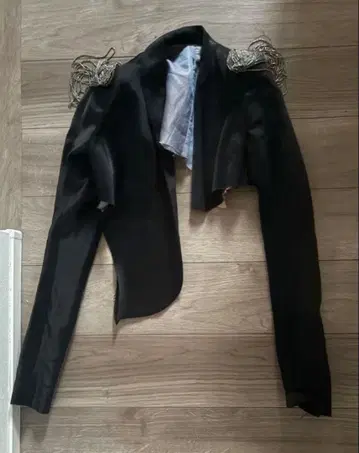 ifsixwasnine 블랙 숏 기장 테일러드 자켓