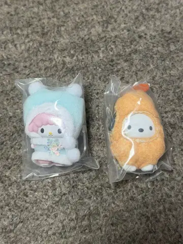 산리오 치비토모 눈의 정령 마이 스위트 피아노 오카즈 포차코 세트