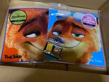 주토피아2 도쿄 바나나 타월 A, B & 핀 배지 세트