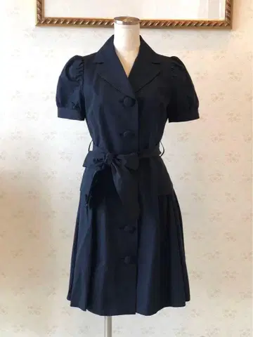 LAISSE PASSE 코트 원피스 네이비