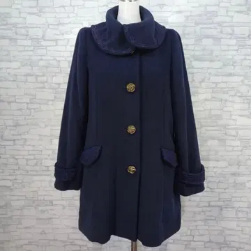 axes femme 아우터 코트 네이비 페어리 그런지 M
