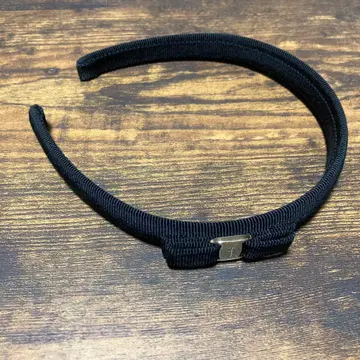 페라가모 블랙 헤어밴드/머리띠