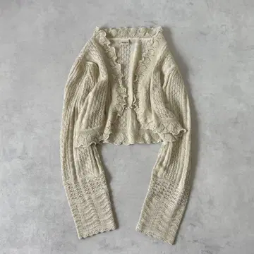 00s 코켓 페어리 코어 페어리 그런지 펄 가디건